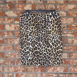 Cache Animal Print  Pencil Skirt